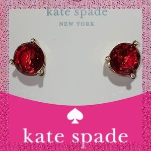 Kate Spade ♠️ Fuchsia “Rise and Shine” Gumdrop Earrings NWTs